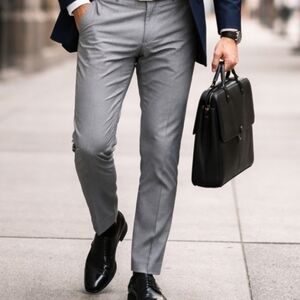 Joseph Abboud | Elevated Side Buckle Silver Tone Dress Shoes